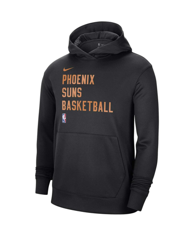 Shop Nike Men's And Women's  Black Phoenix Suns 2023/24 Performance Spotlight On-court Practice Pullover H