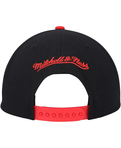 Mitchell & Ness Men's  Black Carolina Hurricanes Core Team Ground 2.0 Snapback Hat In Black