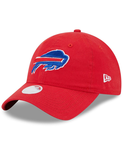 Shop New Era Women's  Red Buffalo Bills Main Core Classic 2.0 9twenty Adjustable Hat