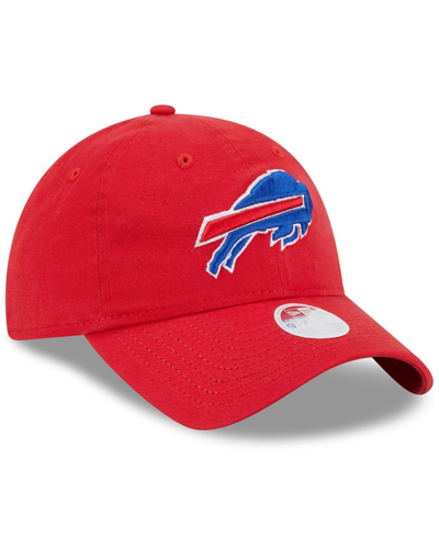 Shop New Era Women's  Red Buffalo Bills Main Core Classic 2.0 9twenty Adjustable Hat