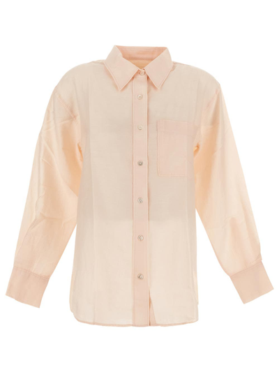 Shop Closed Cotton Shirt In Pink