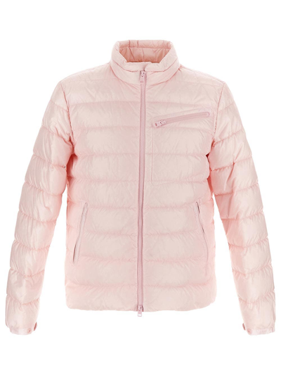 Shop Moncler Amalteas Down Jacket In Pink