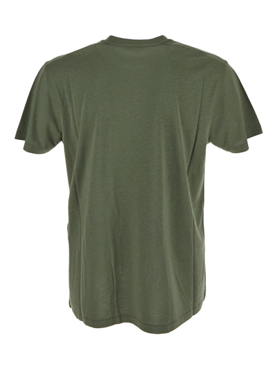 Shop Tom Ford Crewneck T-shirt In Green