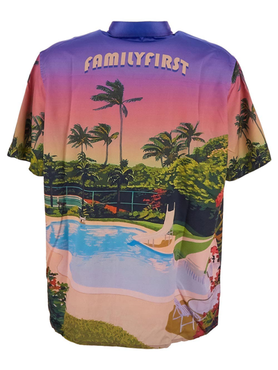 Shop Family First Sunset Shirt In Multicolor
