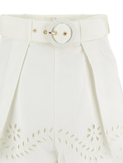 Shop Zimmermann High Waist Short In Multicolor