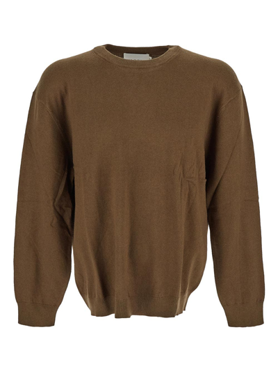 Shop Closed Cotton Knitwear In Brown