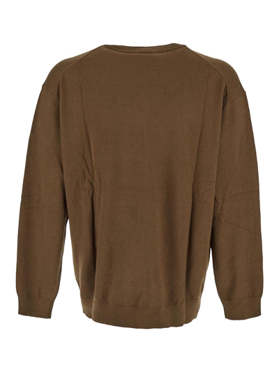 Shop Closed Cotton Knitwear In Brown