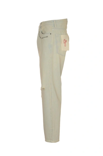 Shop Golden Goose Trousers In Blue