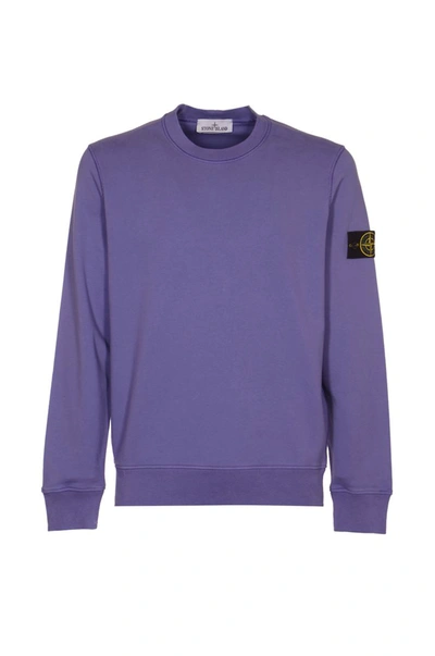 Shop Stone Island Sweaters In Lavender
