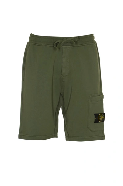 Shop Stone Island Trousers In Musk