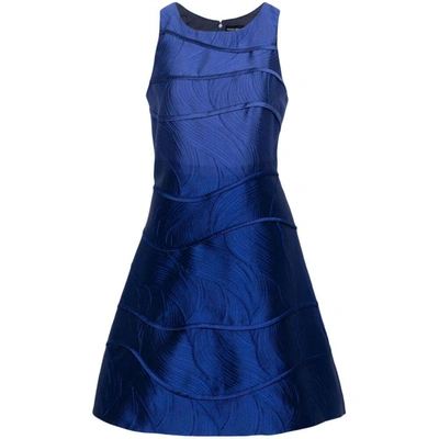 Shop Giorgio Armani Dresses In Blue