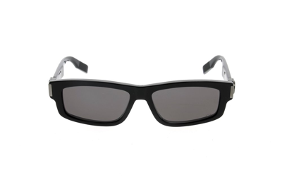 Shop Dior Eyewear Rectangular Frame Sunglasses In Black