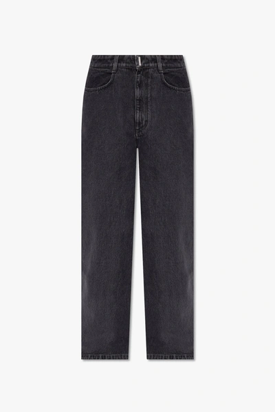 Shop Givenchy Grey Jeans With Monogram In New