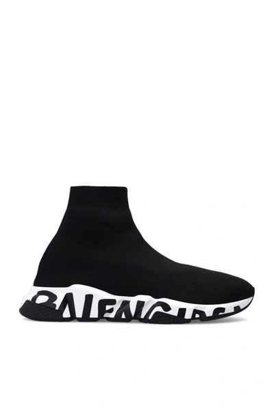 Shop Balenciaga Black ‘speed' Sneakers In New