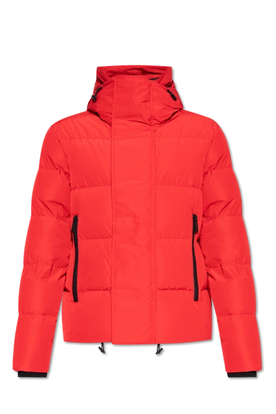 Shop Dsquared2 Red Quilted Down Jacket In New