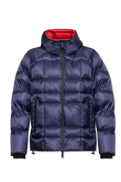 Shop Dsquared2 Navy Blue Quilted Down Jacket In New