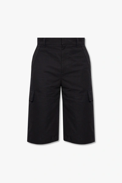 Shop Givenchy Black Cotton Shorts In New