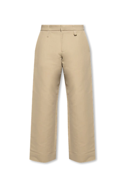 Shop Jacquemus Beige ‘piccinni' Trousers In New