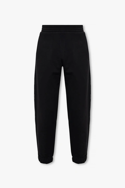 Shop Givenchy Black Sweatpants With Logo In New