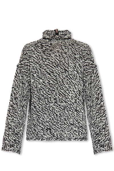 Shop Acne Studios Black Wool Sweater In New
