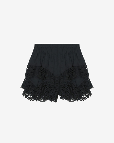 Shop Marant Etoile Sukira Shorts In Black