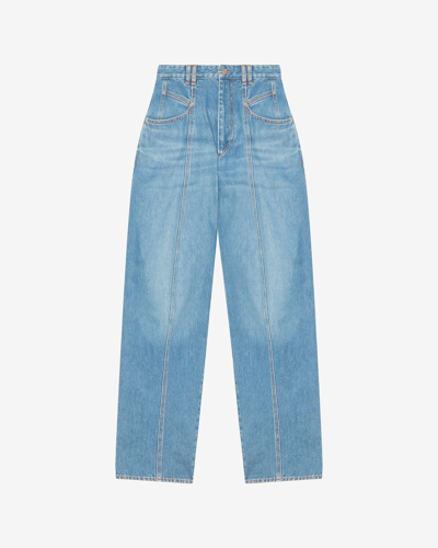 Shop Isabel Marant Vetan Trousers In Blue