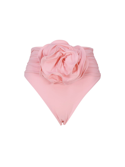 Shop Magda Butrym Classic High-waisted Briefs In Pink