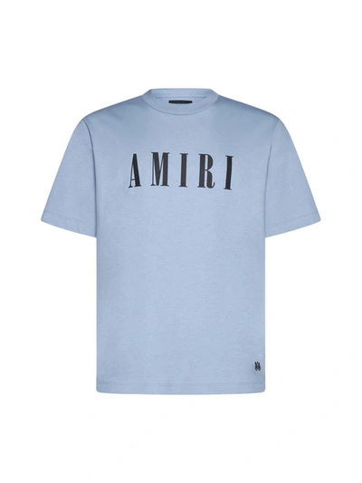 Shop Amiri T-shirts And Polos In Ashley Blue