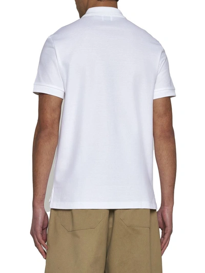 Shop Burberry T-shirts And Polos In White