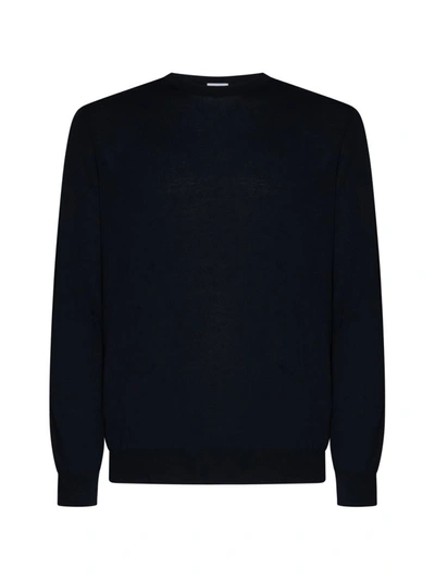 Shop Malo Sweaters In Blu Diesel