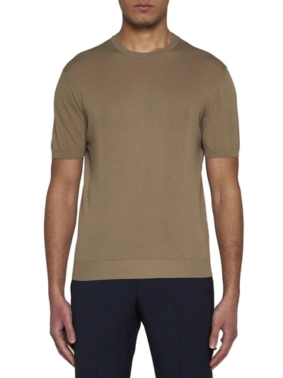 Shop Malo T-shirts And Polos In Beige