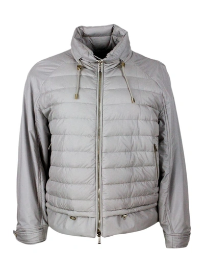 Shop Moorer Jackets In Grey