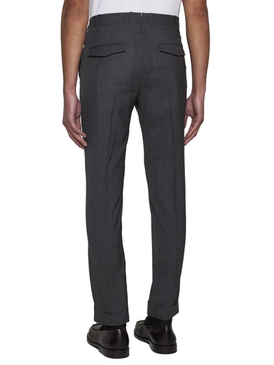 Shop Pt Torino Trousers In Grey