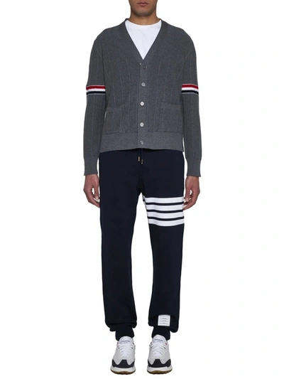 Shop Thom Browne Sweaters In Med Grey