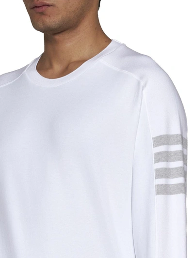 Shop Thom Browne T-shirts And Polos In White