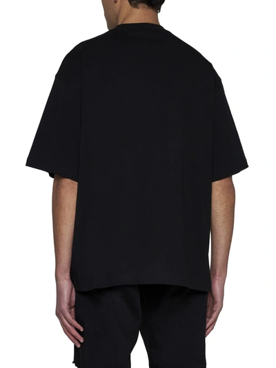 We11 Done Black Teddy Bear Print T-shirt In Black