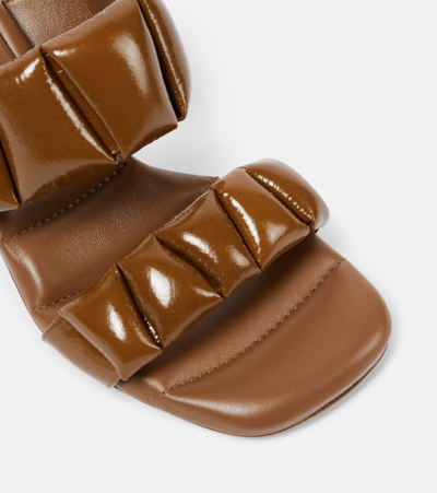 Shop Dries Van Noten Virgo 65 Leather Sandals In Brown