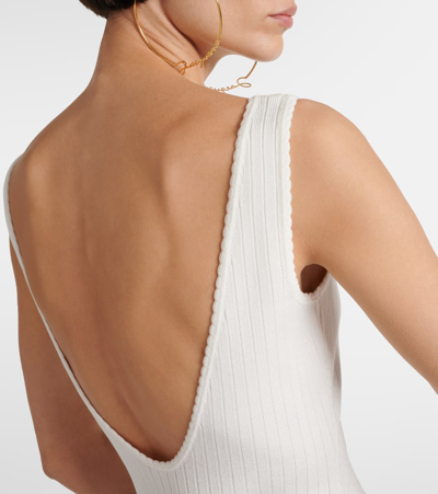 Jacquemus White Les Classiques 'la Mini Robe Sierra' Minidress In White