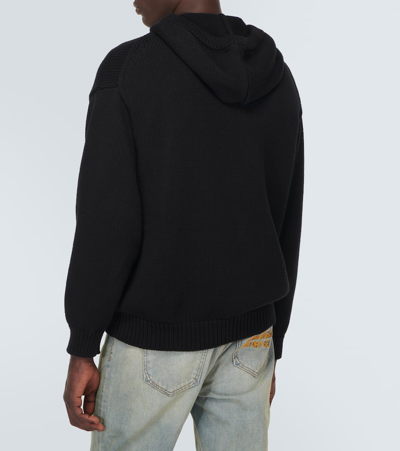 Kenzo X Verdy Logo Cotton Hoodie In Black