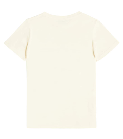 Shop Gucci X Peter Rabbit Cotton Jersey T-shirt In Beige