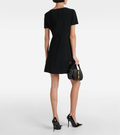 Versace Mini Dress In Black