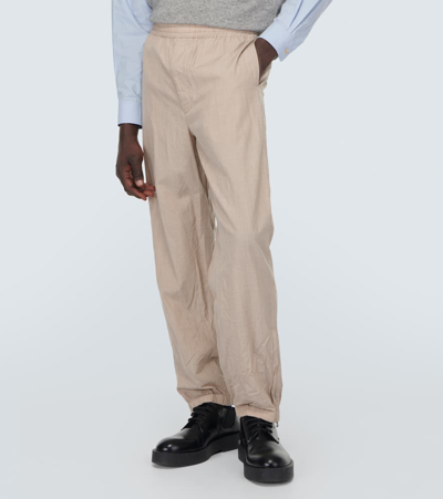 Auralee Wool Pants In Beige