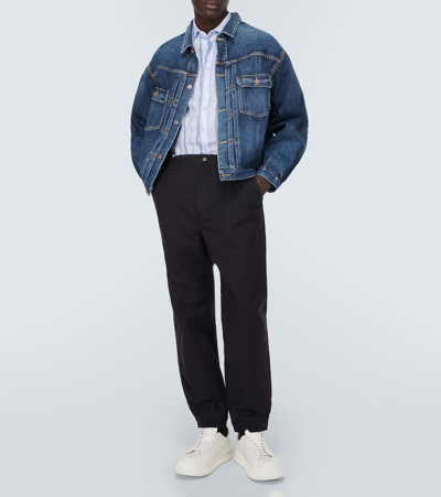 CARROL棉质斜纹裤