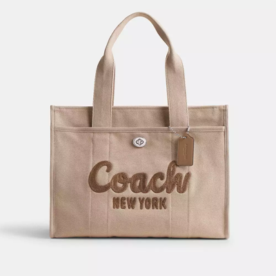 Shop Coach Cargo Tote 42 In Dun