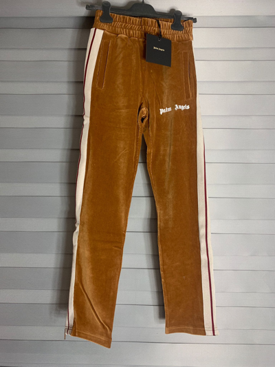 Pre-owned Palm Angels Corduroy Track Pants In Light Brown
