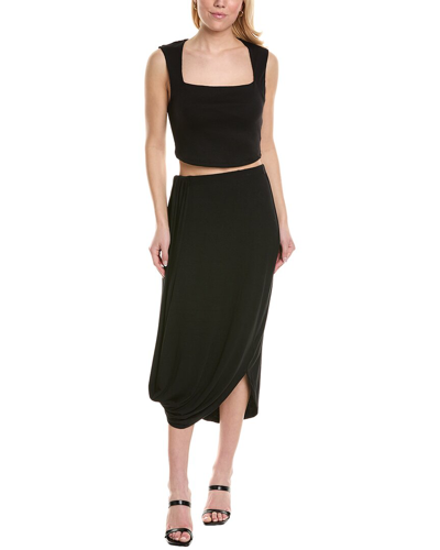 Shop Free People 2pc Daphne Top & Skirt Set In Black
