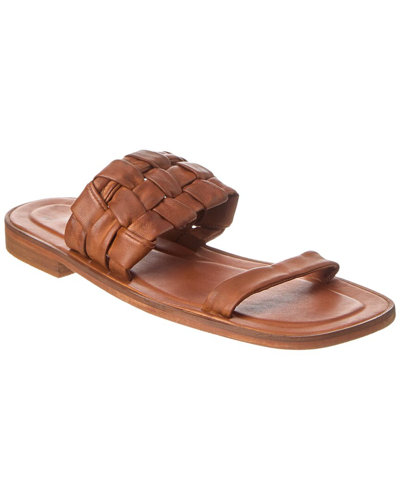 Shop Free People Woven River Leather Sandal In Brown