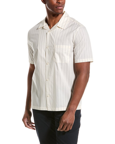 Shop Vince Monte Stripe Shirt In White