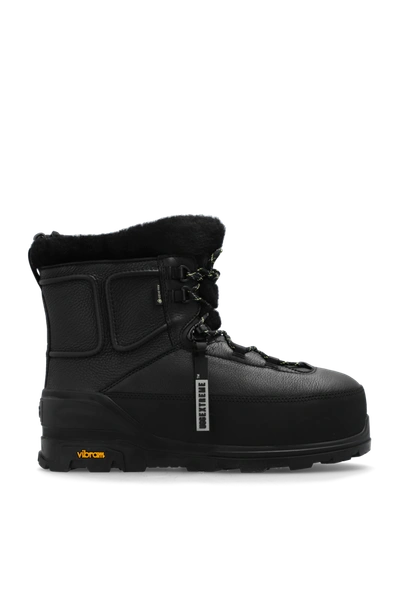 Shop Ugg Black ‘shasta Mid' Snow Boots New