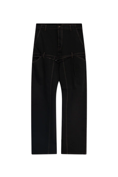 Shop Jacquemus Black ‘nimes' Jeans In New